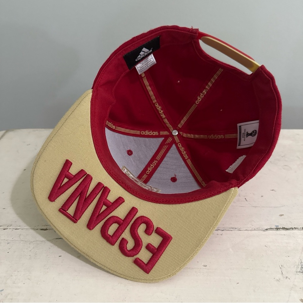 Adidas World Cup Soccer Espana 2014 Wool Blend Basball Cap - Adjustable - Picture 7 of 9